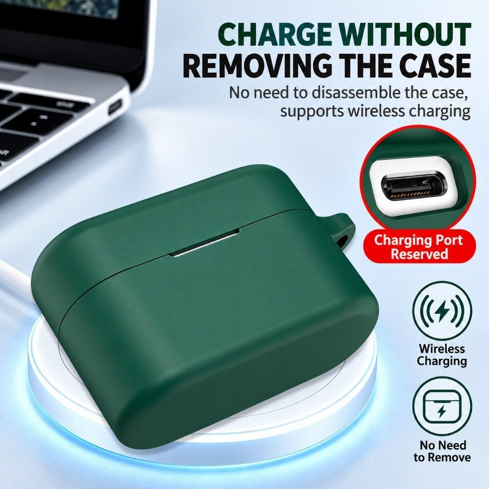 with Carabiner Earphone Cover Headphone Protective Case for Anker Soundcore Liberty Buds 2