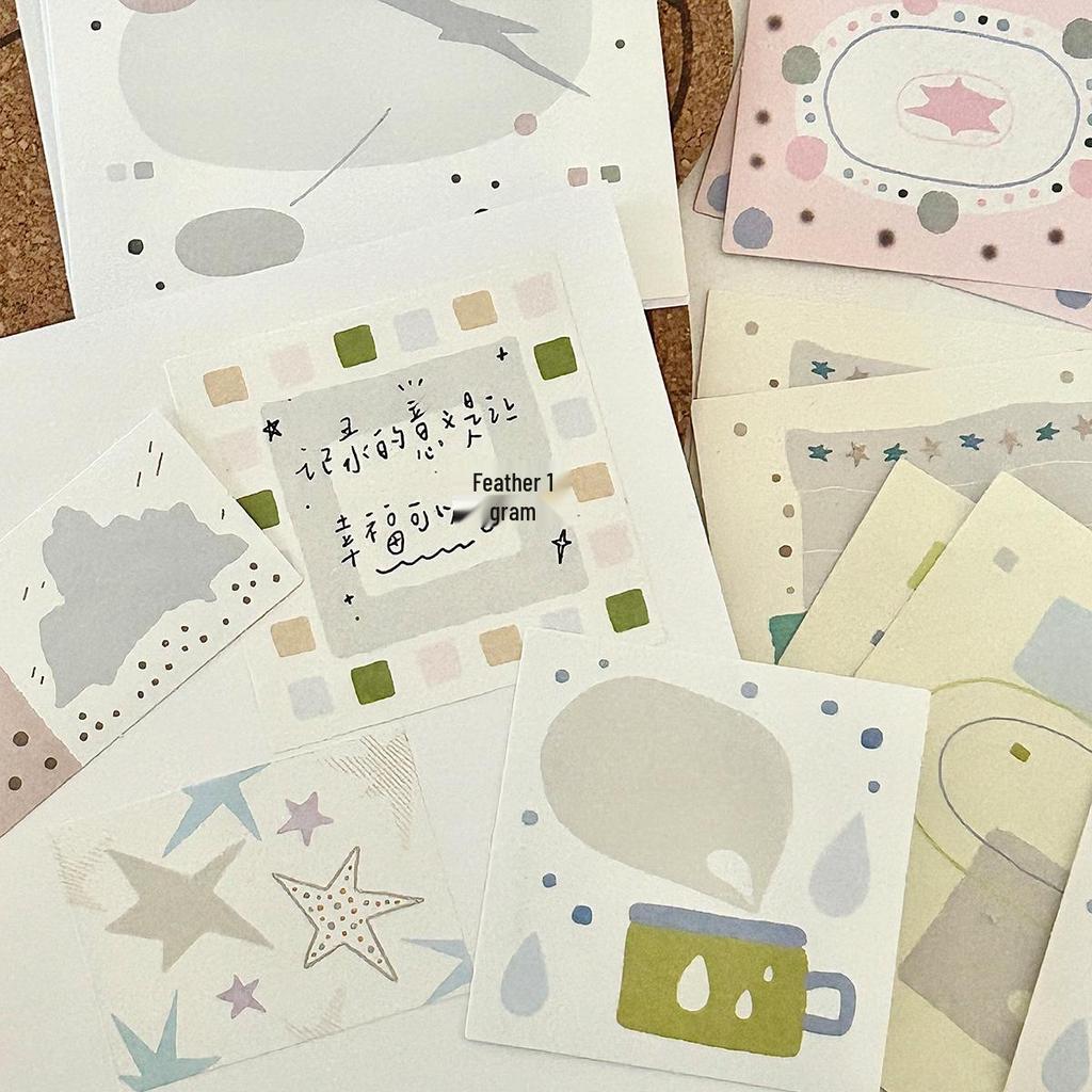 Waka Waka Niedlicher Schreibplaner: Ausgestanztes undCollage-Papier im koreanischen Stil für DIY-Projekte