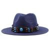 New scenic outdoor beach ethnic style western cowboy hat sunscreen sunshade straw hat jazz top hat hat