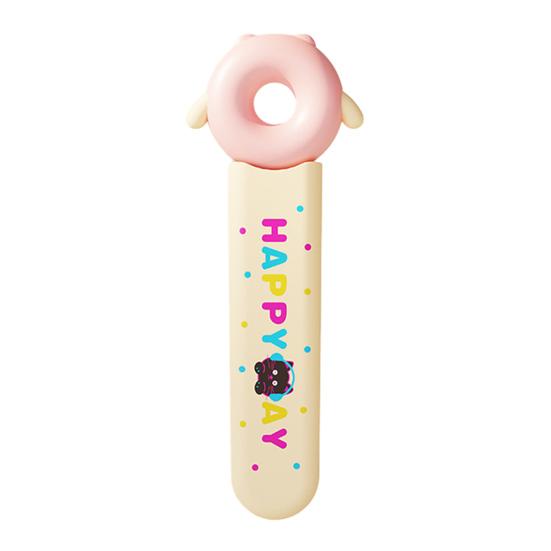 

Mess Release Eating Tool Portable Doughnuts Design Anti-Slip Food Clip Kitchen Tool for Hand Snacks Holders рожевий