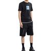 Li Ning T Shirts Men's Black Crew Neck Moderate Straight Fit AHSR395-1