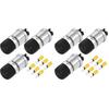 DaierTek Push Button Starter Switch 12V / 24V Waterproof Push Start Button 50A Heavy Duty Momentary Weatherproof for Horn Engine Car Truck Tractor