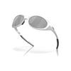Oakley Eyejacket Redux II Sunglasses Silver Prizm Black Polarized Unisex Eyewear OO9438-0558