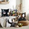 The Book Black Butler Pillow Case Home Decoration Cushion Cover Suitable For Office Sofa Bedroom Car