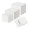 6-40Pcs White Blank Square Artist Canvas Pine Wood Board Frame Cotton Artist Canvas Boards for Oil Painting Acrylic Watercolor