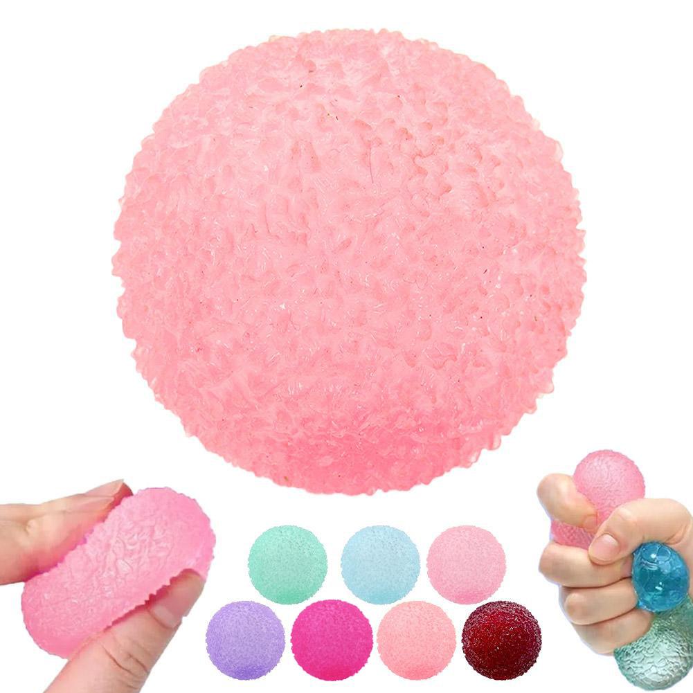 Ice Ball Maltose Fidget Toy Squishy Slow Rebound Anti Stress Ball For ADHD Sensory Play Colorful Soft Decompression Toy