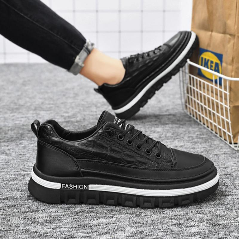 Spring Autumn Classic Men Works Shoes High Quality Comfortable Wear-resistant Sneakers Youth Trendy Board Shoe Vulcanized Shoes