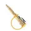 Propane Quick Connect Fittings Adapter with Shutoff Valves BBQ Grill Connector Supplies Metal Propane Connector Tool