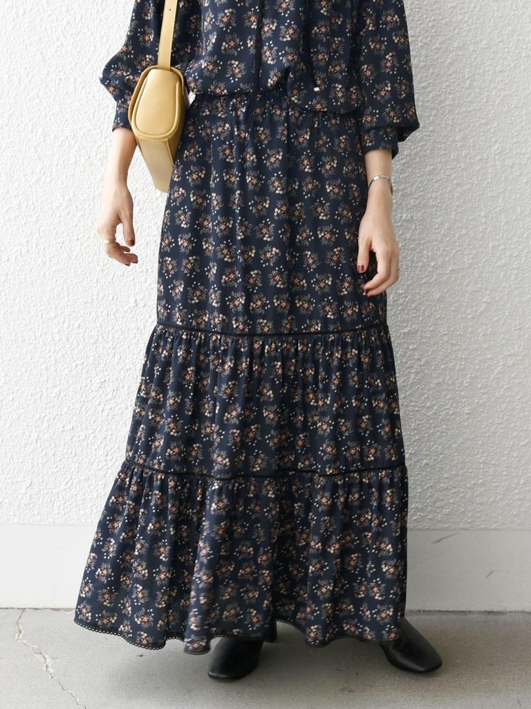 Ships Any H:RAINBOW PETIT PRINT SK 723250065 Navy2 One Size
