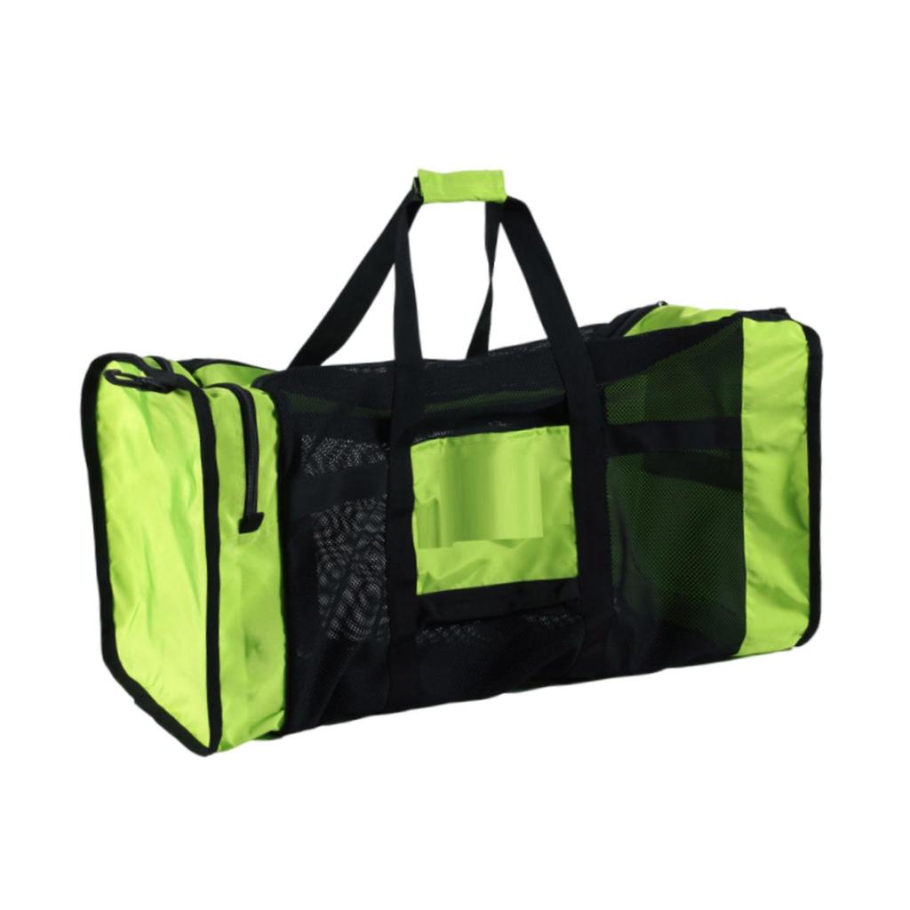 100L Mesh Duffle Bag for Scuba Diving Snorkeling Swimming Beach and Sports Equipment Large Capacity Snorkel Gear Bag
