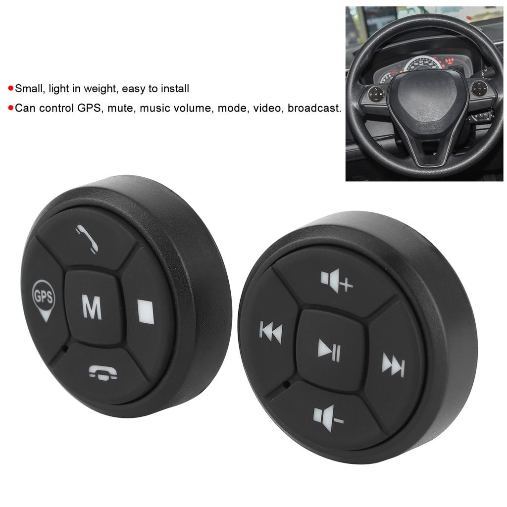 Steering Wheel Control Button Volume GPS Wireless Controller Switch Steering Wheel Control Button Car GPS DVD Wireless Control