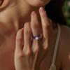 Skull ring for women, vintage zircon jewelry, fashion personality punk jewelry
