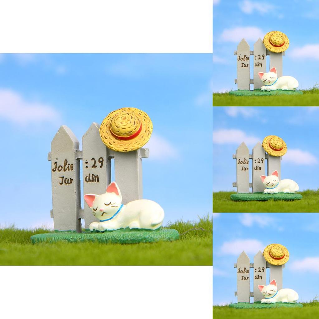 Japanese Style Cat Hat With Moss And Grass Decor For Photo Props And Gift Packaging