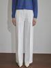 RAYHER Pintuck Ponte Pants [White]