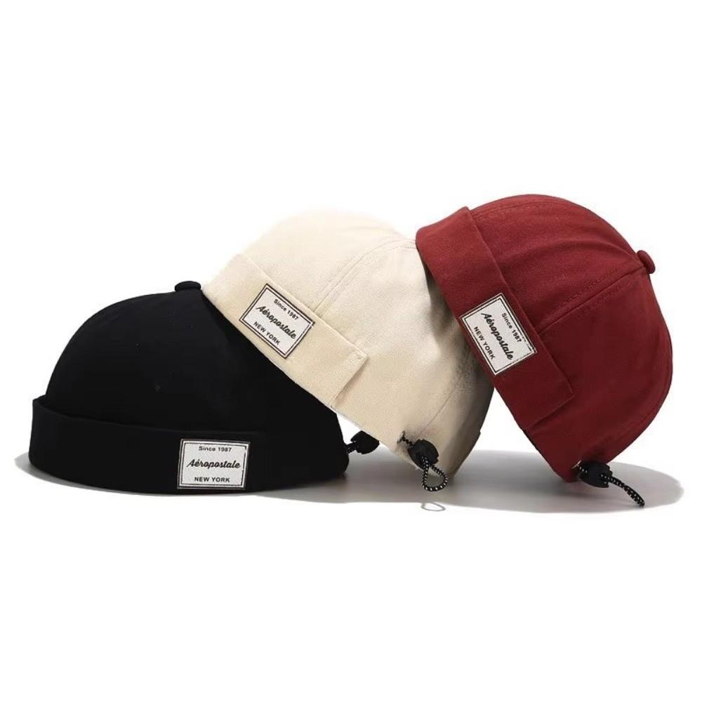 Cotton Melon Skin Hat Brimless Sun Hat Fashion Landlord Cap  Outdoor