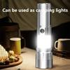 Aluminum Alloy Flashlight Rechargeable Portable, Strong Light, Variable Focus Flashlight Outdoor Multi-functional Fishing Light
