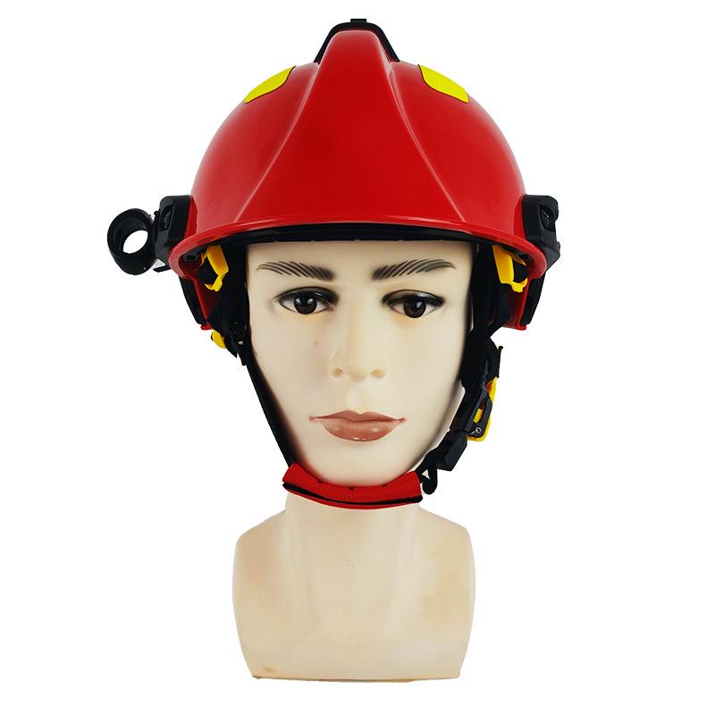 Allzweck-Rettungs- und Feuerwehrhelm mit atmungsaktiven Löchern, Visier und stoßfester Kopfschutz