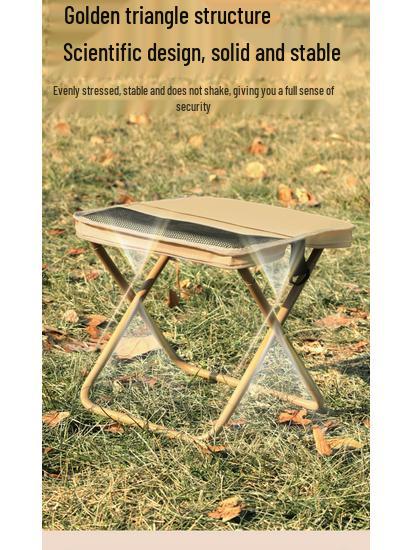 Kids' Portable Folding Stool & Pencil Case for Camping, Fishing, and Travel