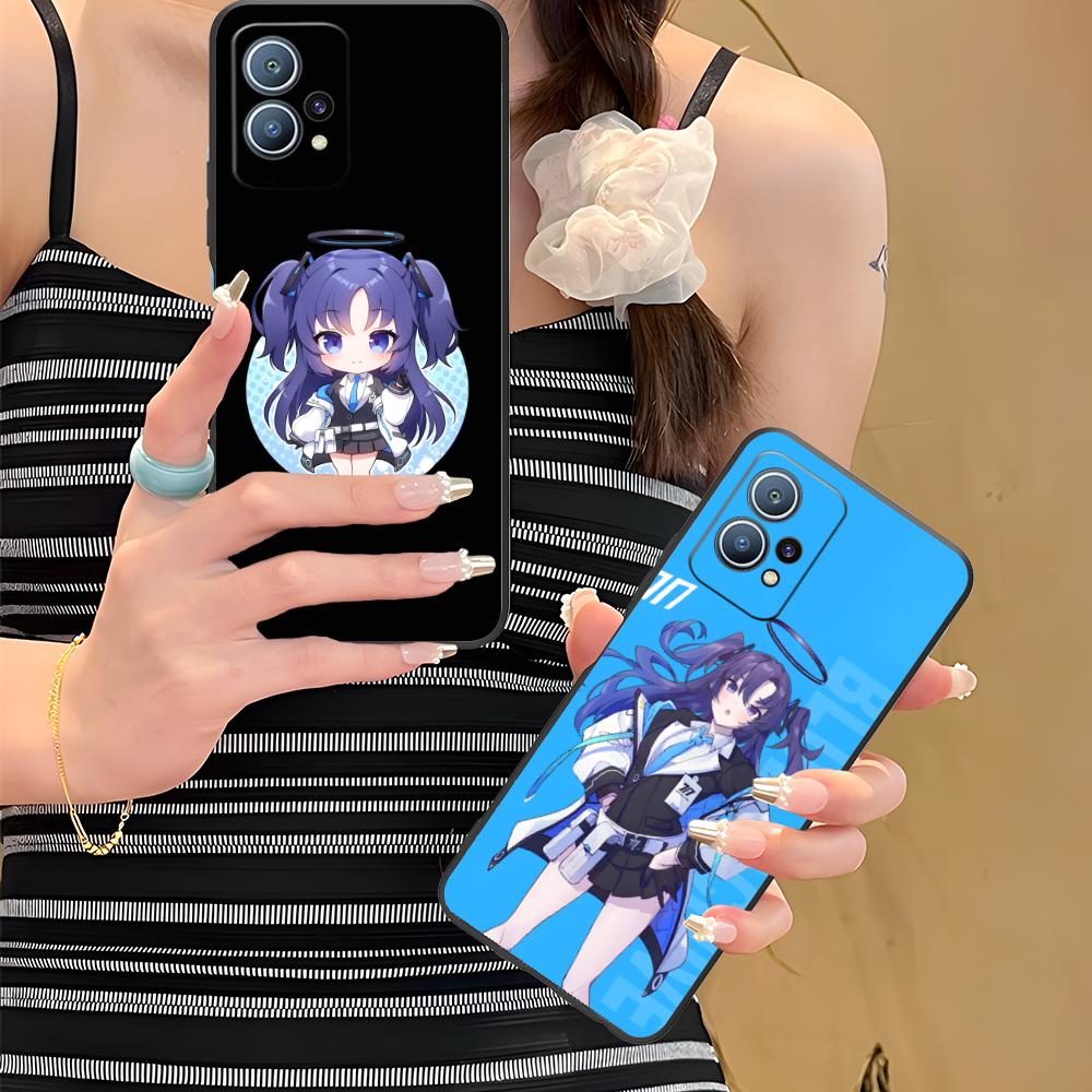 Blue Archive Yuuka Matte Mobile Phone Case for Huawei P60 P50 P40 P30 P20 P10 P9 P8 Pro Lite Plus Colorful Printing Cover