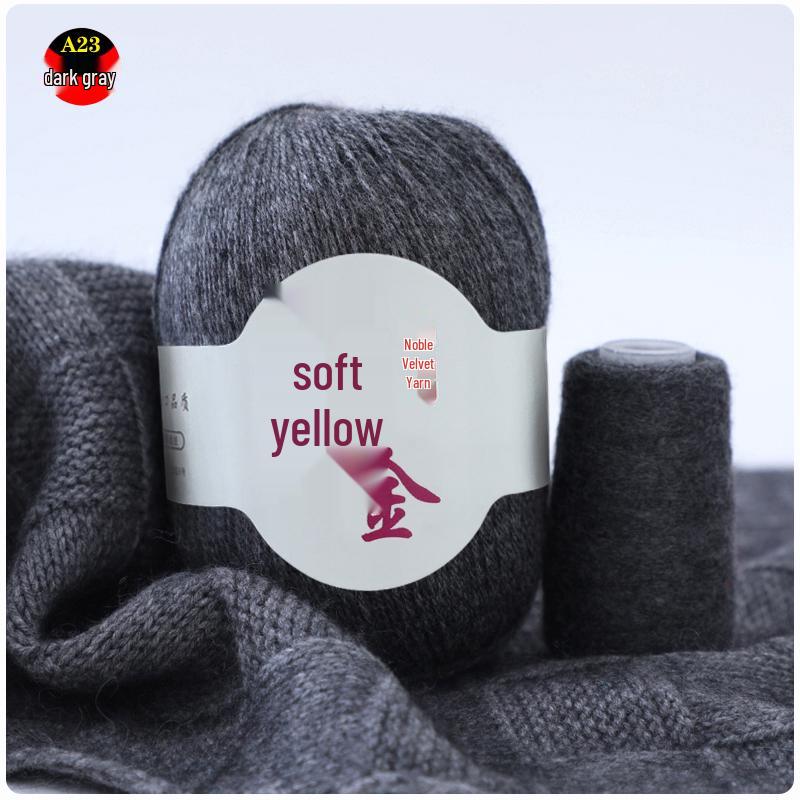 Buy One or Two Skeins, Get One or Two Free: Cashmere Hand-knitting Yarn, Three-ply Medium-thick Wool Yarn for Scarves.