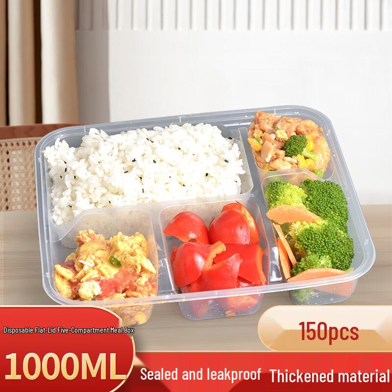 Simple Love Life Disposable Multi-Compartment Meal Prep Containers