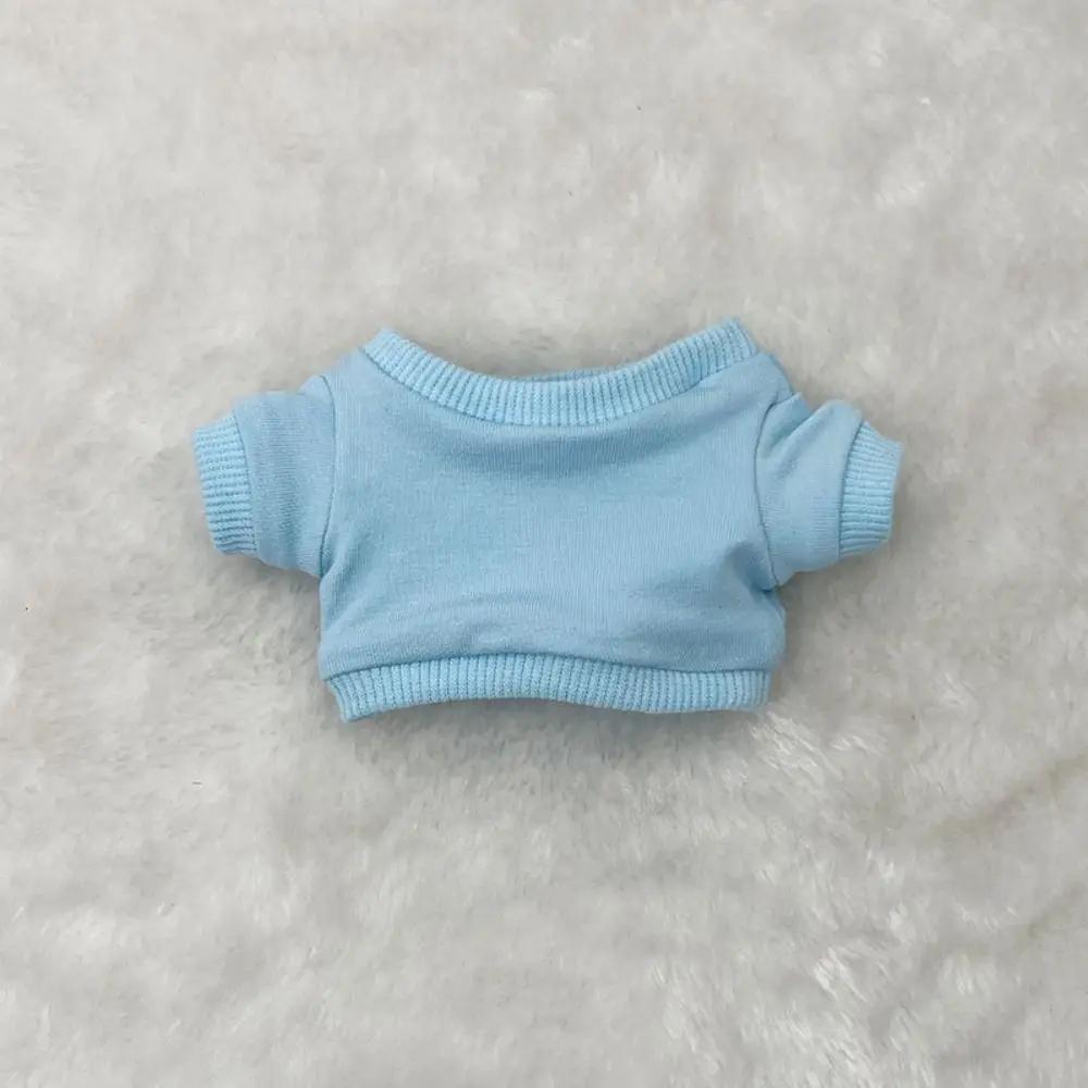 20Cm Doll Clothes Shirt Cotton Sweater Pants Solid Color No Attributes Doll Clothes Doll Accessories High Quality Diy Clothes