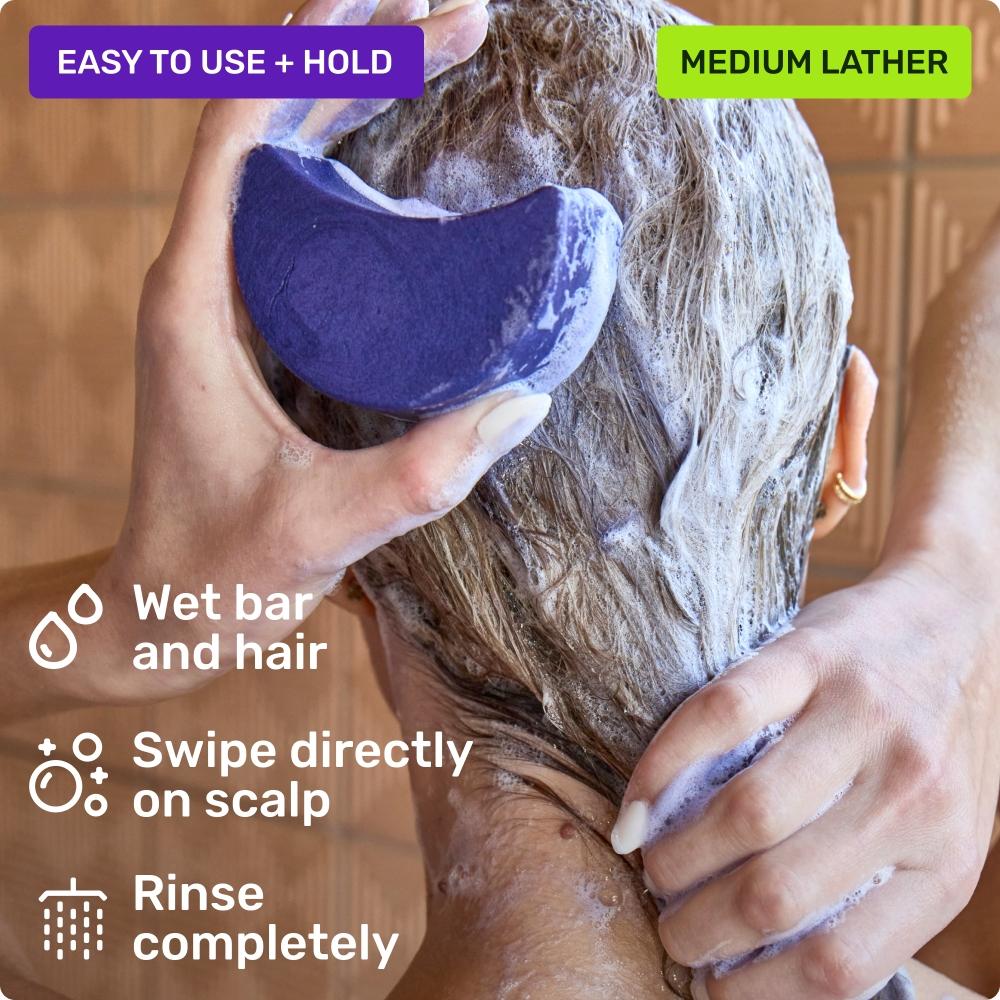 Ethique Beauty Purple Solid Shampoo Bar 3.9 Oz