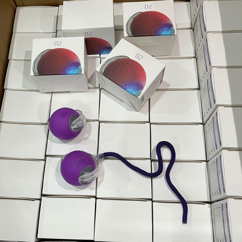 Cat Toy Balls, Biting Resistant, Self-entertaining, Cat Teasing Balls, Automatic Toy Balls, Boring Gadgets, Smart Pet Toys with Ropes