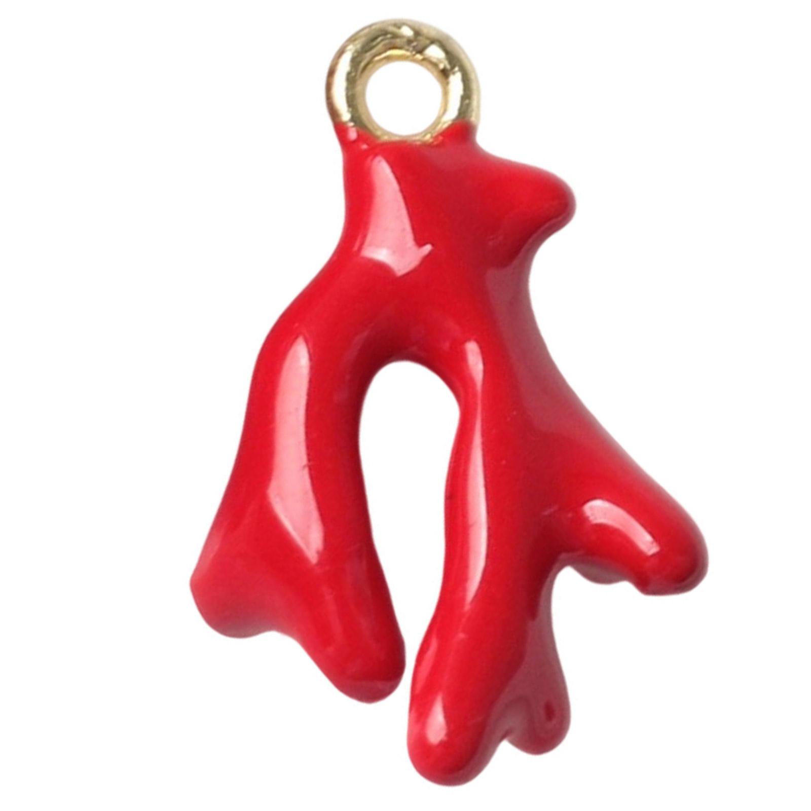 

Стильный кулон из сплава в виде океанических кораллов для ожерелья, браслета, изготовления ювелирных изделий, портативный, прочный золотой