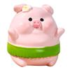 Creative Summer Pig Figurine Beach Themed Desk Decors Resins Animal Miniature Ornament For Home Office Tabletop Shelf