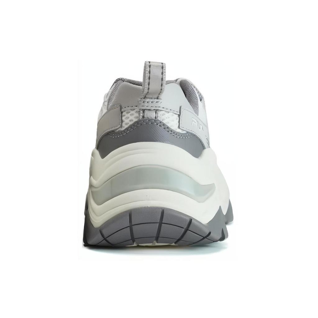 FILA Sofia 1S Fishbone 1S Fabric Synthetic Leather Comfortable Versatile Low-Top Dad Shoes Women sneaker Gray F12W331111FGA