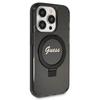 Guess Guhmp13Xhrsgsk Iphone 13 Pro Max 6.7 Czarny/Black Hardcase Ring Stand Script Glitter Magsafe