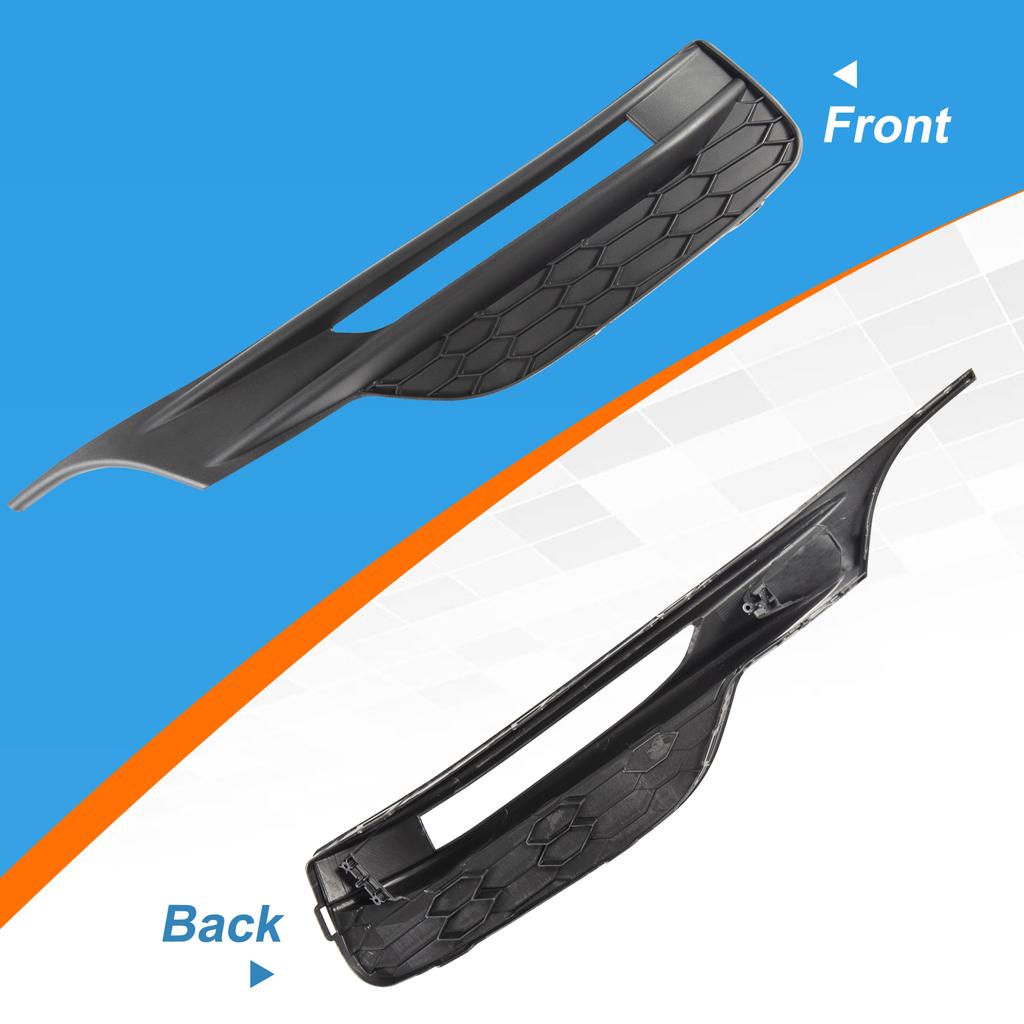 Fog Light Grill Cover Frame Lamp Shade Under Front Bumper For Honda Accord Sedan 4 Door 2016 2017 71112-T2F-A61 71102-T2F-A61