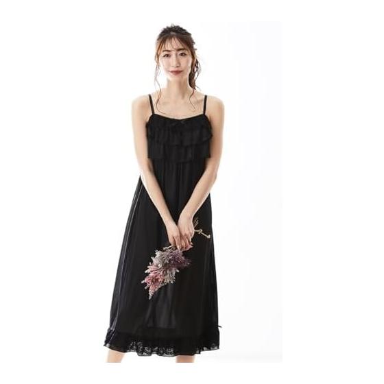 [Nissen] Slip Chest Ruffle Sexy Room Cami Dress