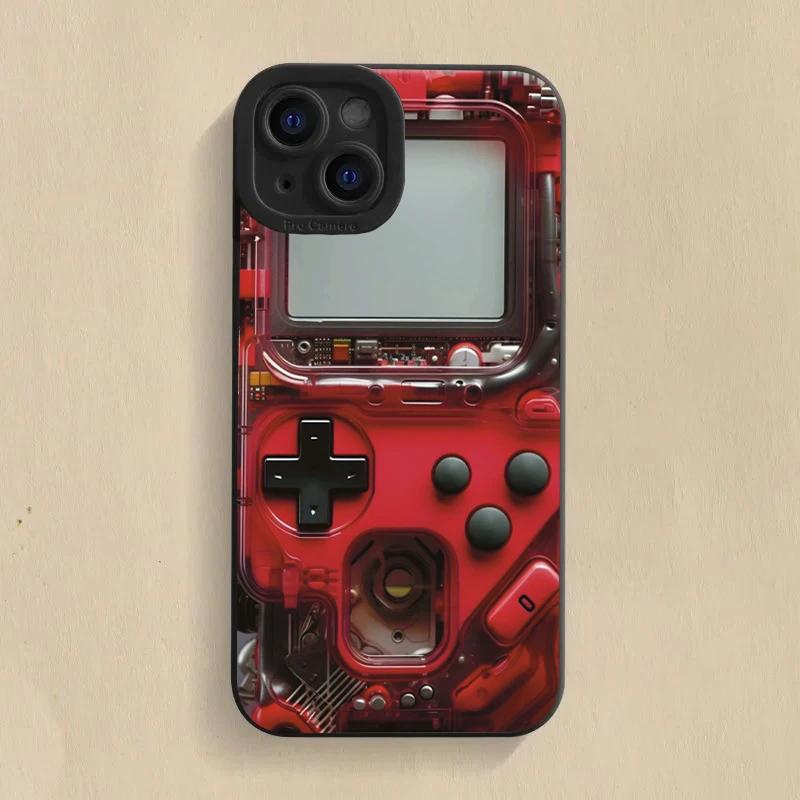 Technology Game Console Phone Case For Samsung Galaxy S25 S24 S23 S22 Ultra Plus FE A15 A35 A54 A55 5G Silicone Soft Cover Samsung S21