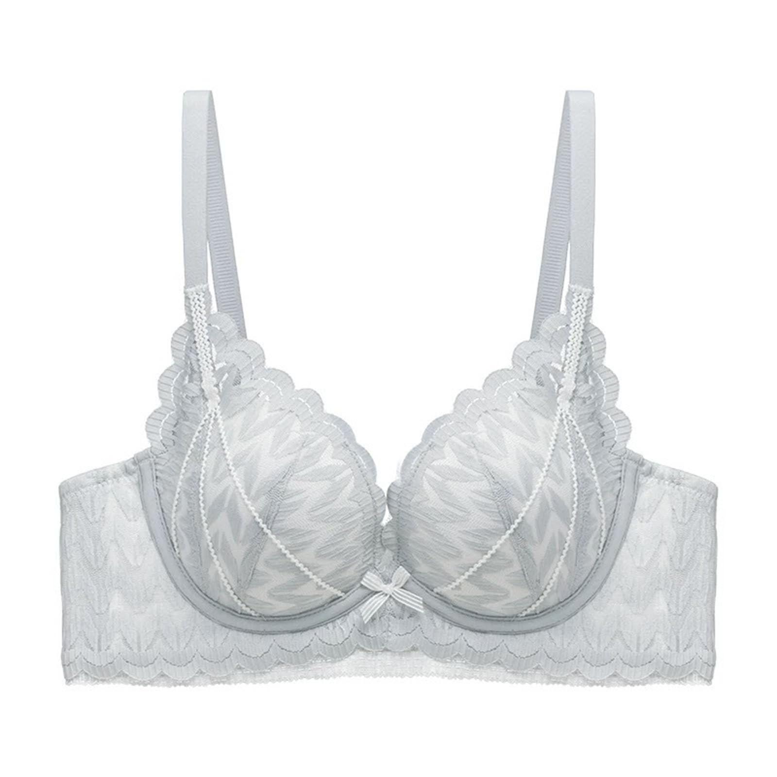 

Женское кружевное сексуальное нижнее белье, собранное для увеличения груди без косточек 38 синий