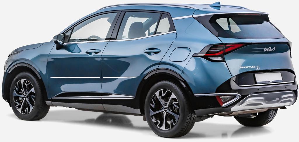 Chrome Protective Strips For Kia Sportage V 2021+ - Elegant Protection And Style