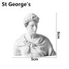 Nordic Style Miniature Plaster Bust Statue Greek Mythology Figurine Famous Sculpture Desktop Ornament Home Decor Drawing Practic