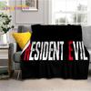 Horror Games R-Resident Evil Soft Flannel Blanket for Beds Bedroom Sofa Picnic,Throw Blanket for Cover Outdoor Leisure Nap Gift