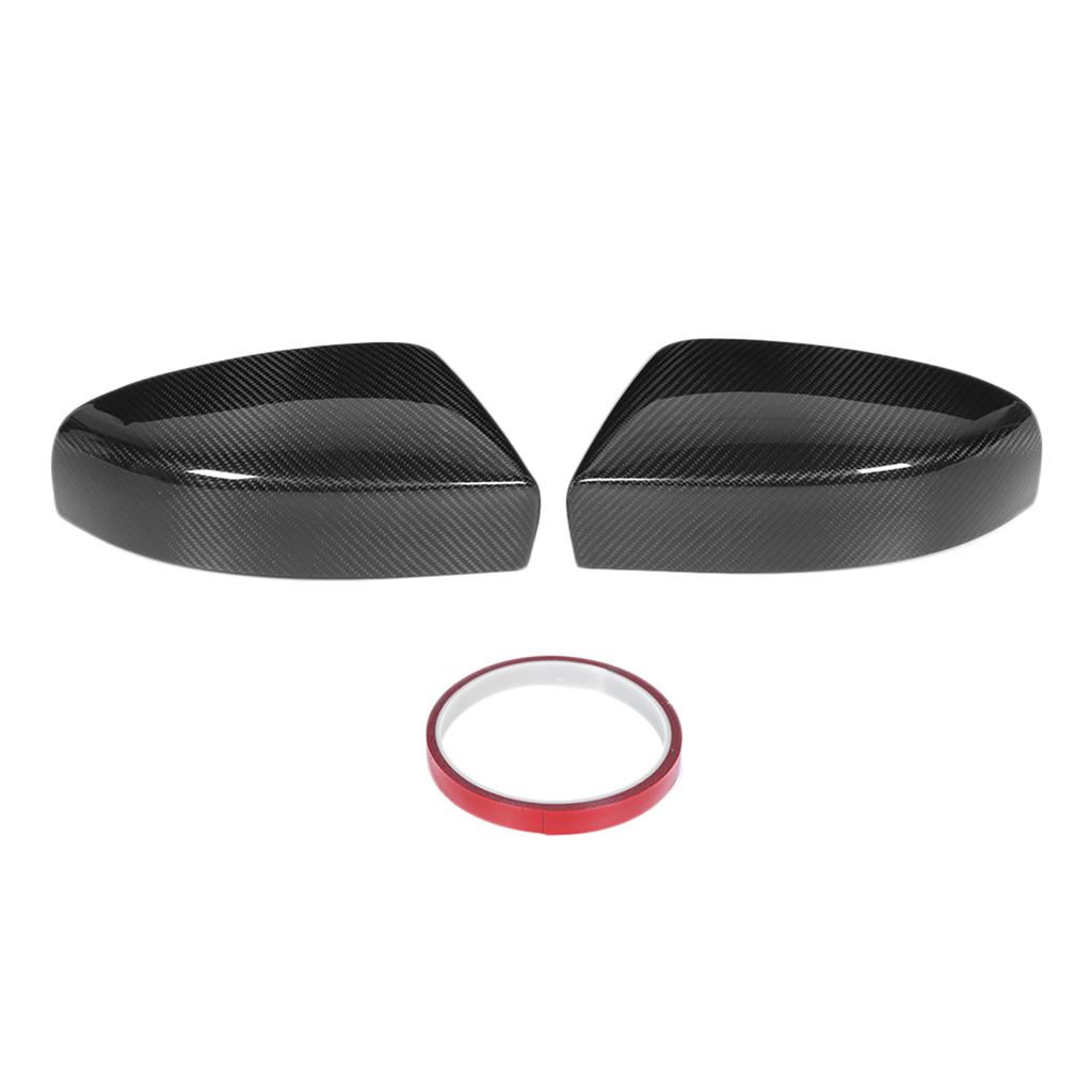 1 paar Rück Seite Spiegel Abdeckung Kappe Carbon Fiber Trim Ersatz für Maserati Quattroporte