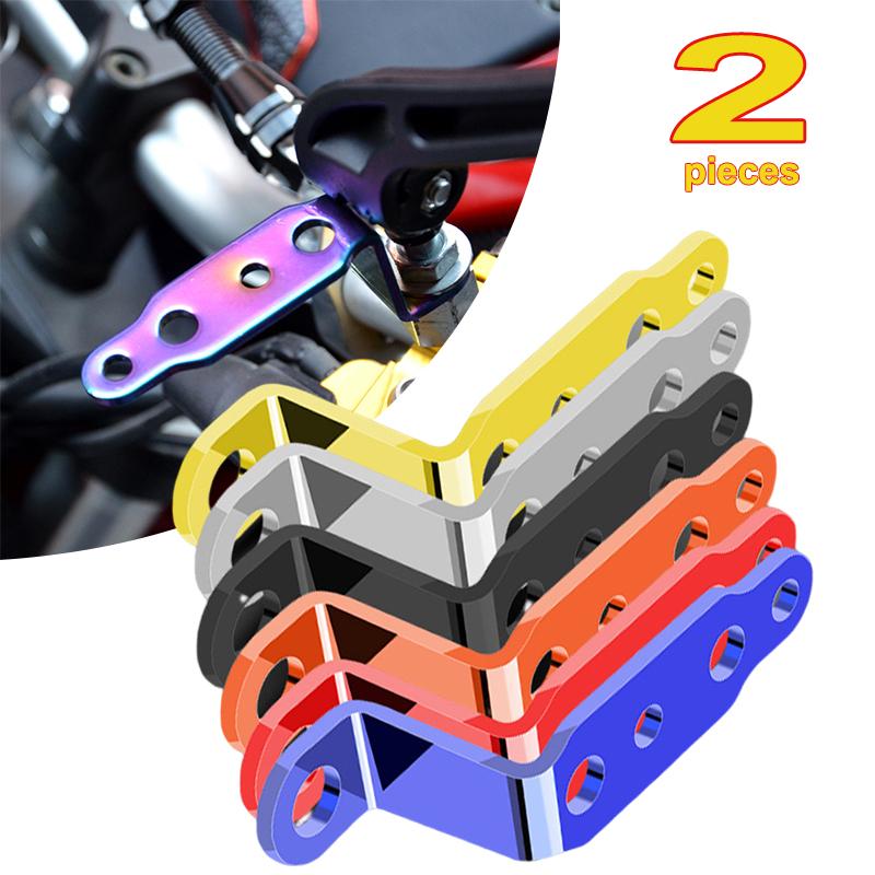Motorcycle Headlight Brackets Spotlight Rearview Mirror Lamp Extension Holder Bracket for Scooter Motorbike Modified Accessories