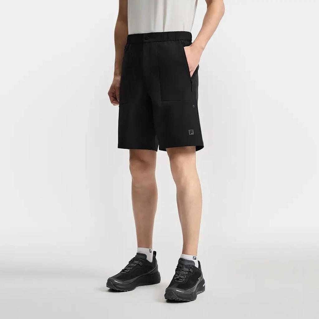FILA Explore Series Comfortable Simple Fashion Five-Point Casual Shorts Men shorts Deep-Black A11M527807F-BK