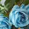 Decorative Artificial Rose Vivid Realistic Exquisite DIY Anti-fade Table Centerpieces Faux Silk Flower Home Decor