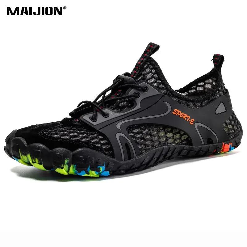 MAIJION Professionele Aqua Schoenen Heren Antislip Waterschoenen In Trekking Upstream Schoenen Sneldrogende Strand Lichte Watersport Sneakers 46