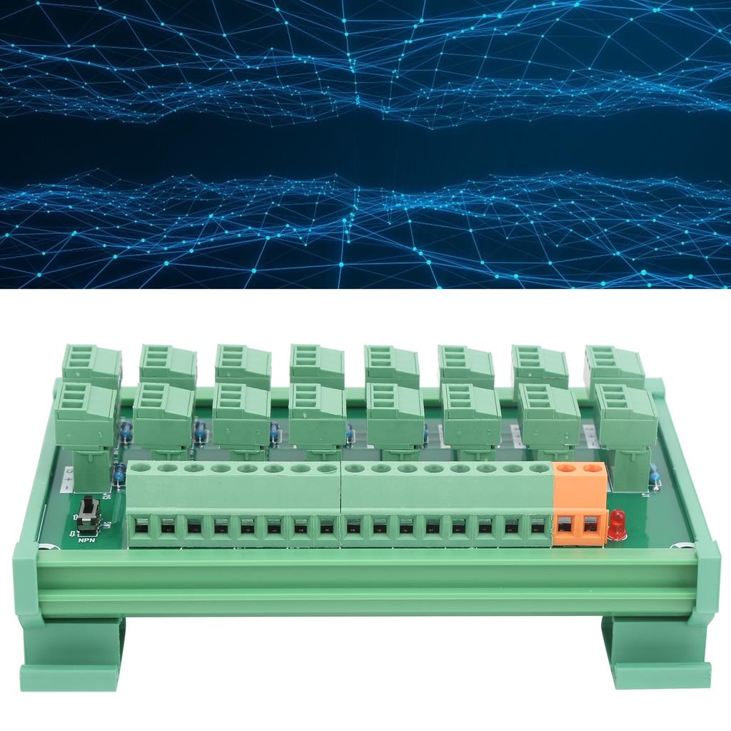 Klemmenblock 3-Draht 16-Kanal Erfassungskarte KP-16L-Gther C 0.5A für 20-26AWG