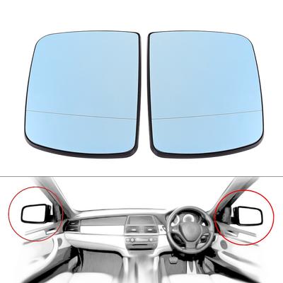 Car Mirror Glass Wing Mirror Glass Car Anti Blind Left & Right Door Wing Rearview Mirror Glass Heated For  X5 E53 1998-2006