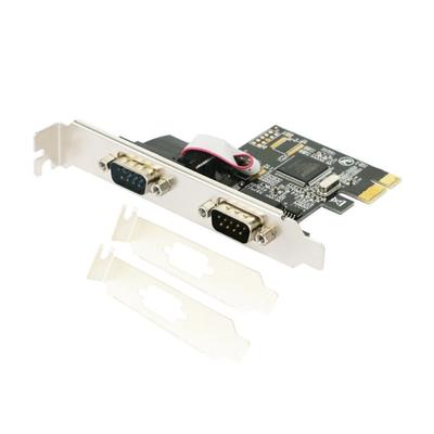 Placă de expansiune serial PCIe 2 porturi PCIE X1 X4 X8 X16 Controller adaptor convertizor industrial RS232 pentru PC desktop