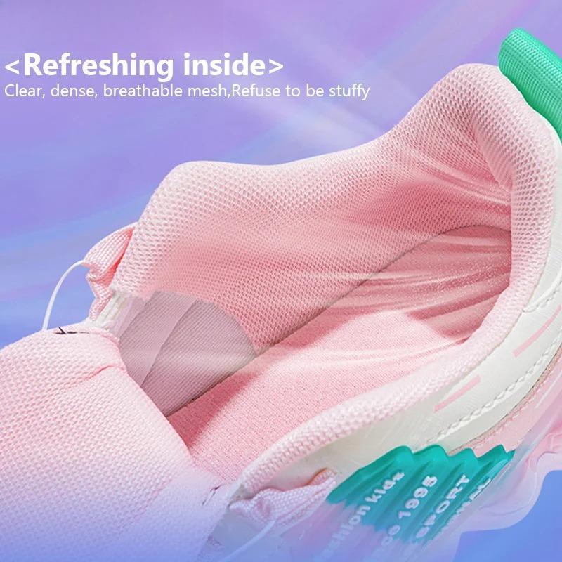 New Anti-skid Leather Kids Sneakers for 5-16Years Girls Casual Walking Footwear Non Slip Children Boys Sport Running Sneaker
