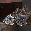 Boho Vintage Drop Dangle Beads Tassel Earrings For Women Handmade Triangle Geometric Bohemian Earings Fashion Jewelry Bijoux