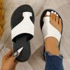 Set of toe slippers women's summer new large size rhinestone thick bottom comfortable beach cool slippers